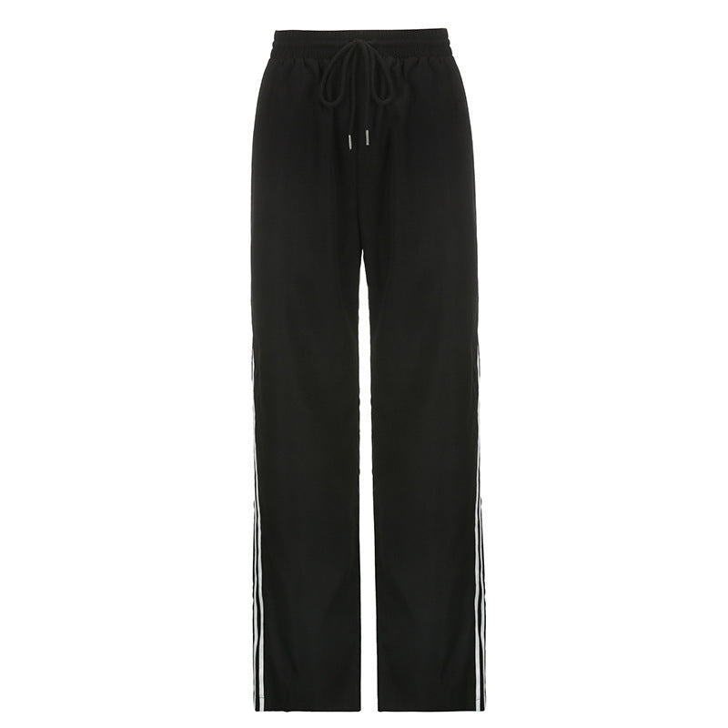 Kim – Double Striped Patchwork Pants