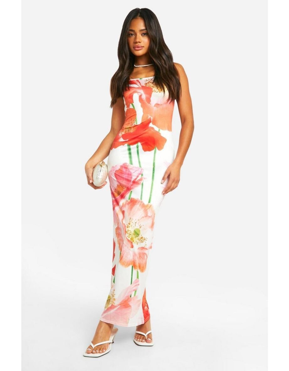 Angela – Women's Digital Print Suspender Dress