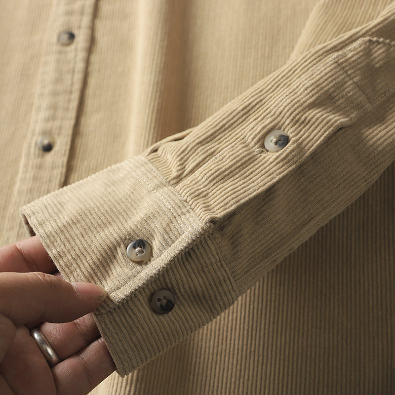 Lewis – Retro Corduroy Casual Shirt