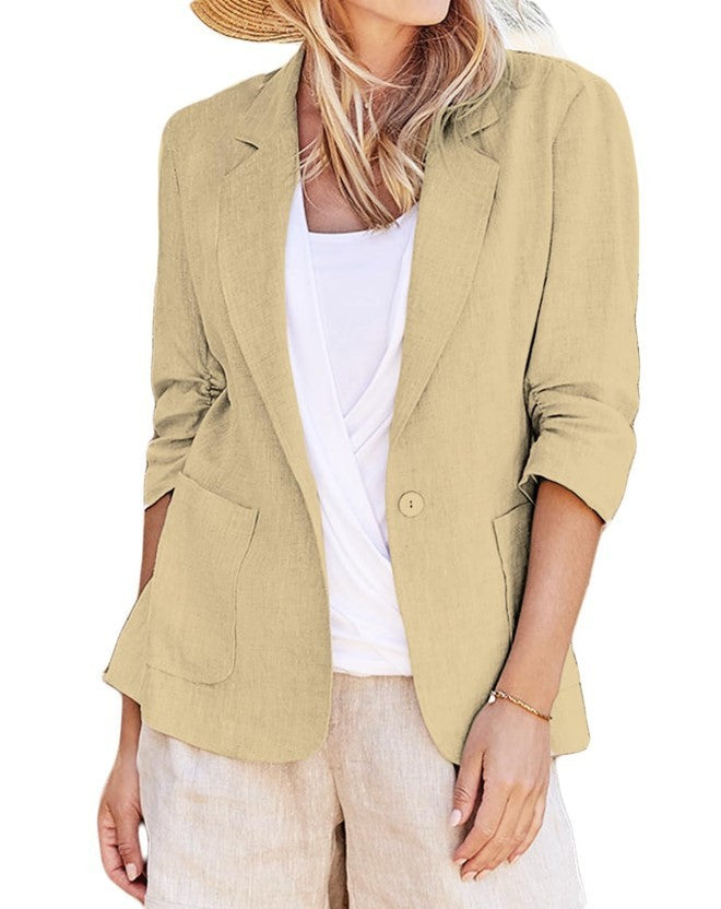 Ronald – Single-breasted Suit with Solid Color