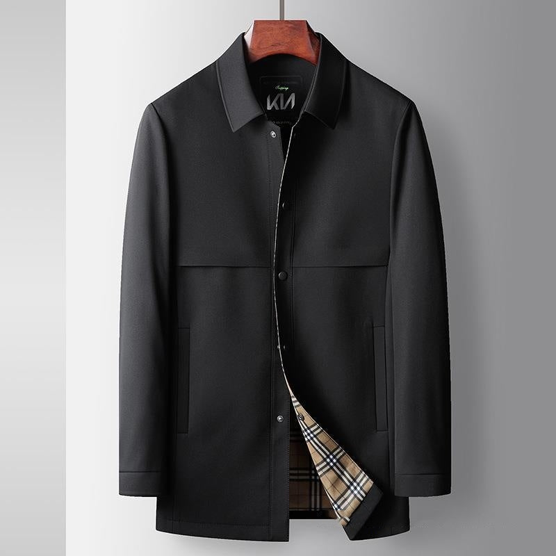 Christopher – Men's Polo Collar Zipper Casual Jacket