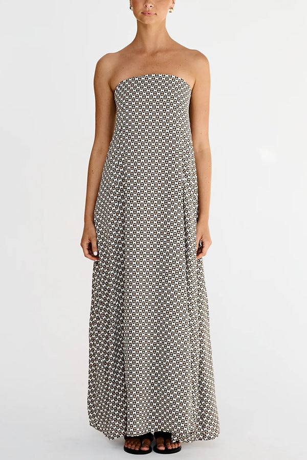 Carol – Off-Shoulder Sleeveless Dress