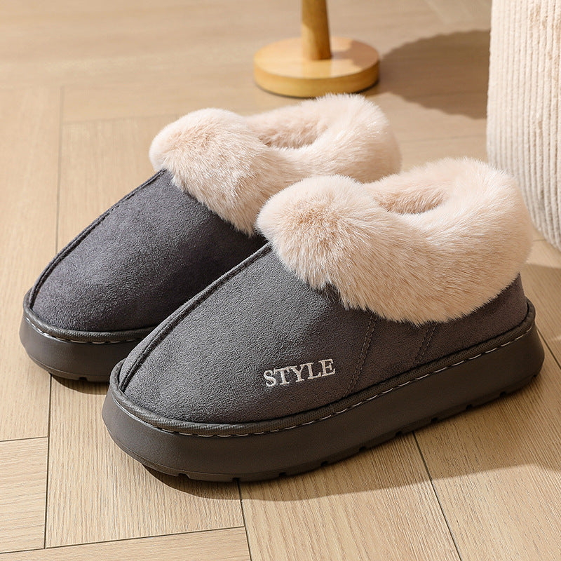 Shannon – Cozy Vegan Suede Snow Boots
