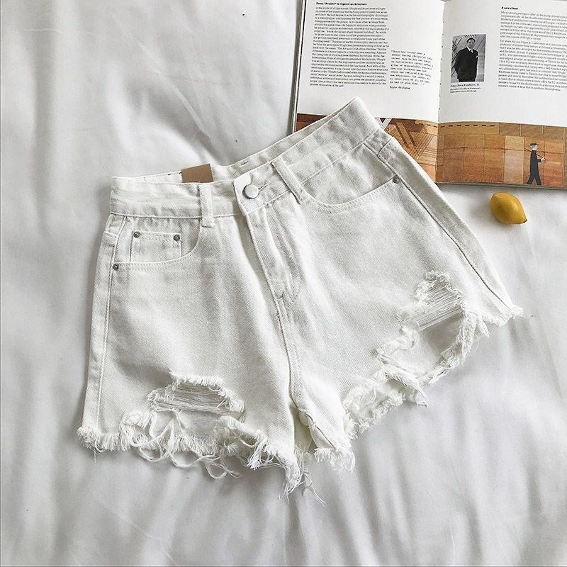 Lydia – Women's High Waist Loose Denim Shorts