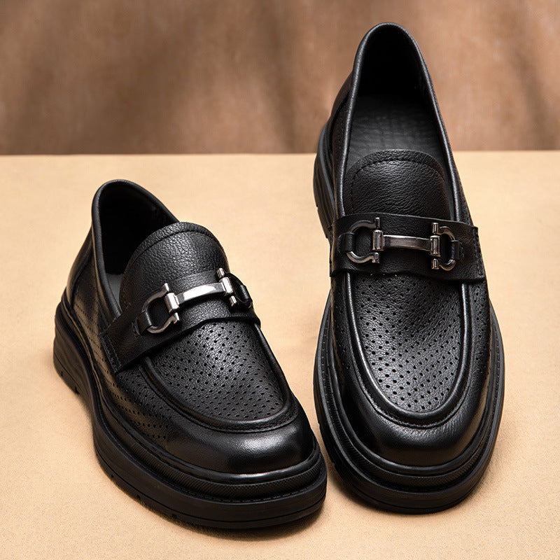Nathan – Men's Breathable Vegan Leather Slip-on Loafers
