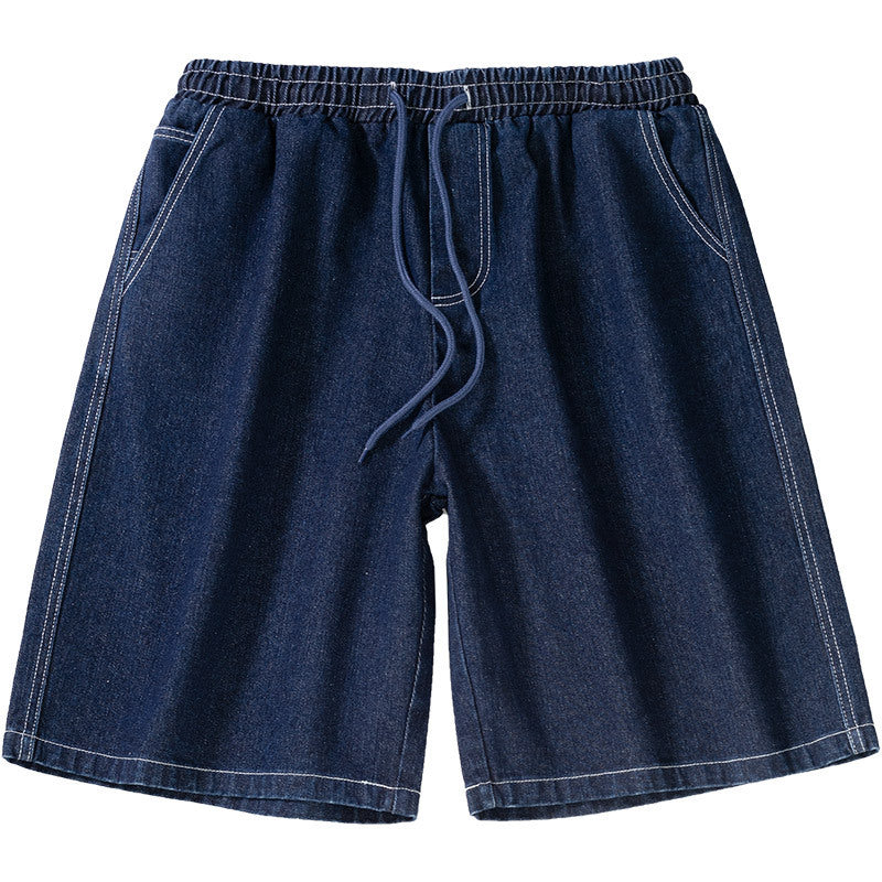 Wayne – Retro Washed Baggy Denim Shorts