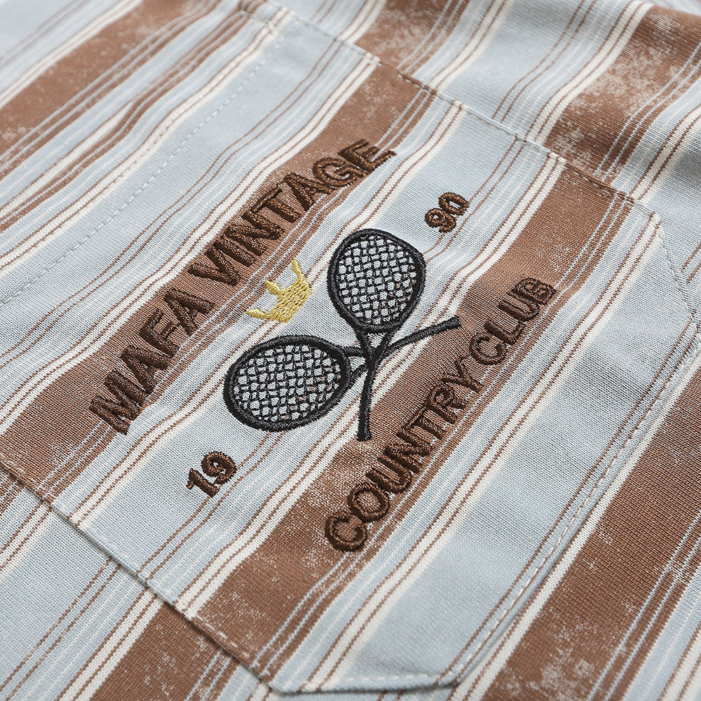 Glenn – Striped Casual Polo Shirt
