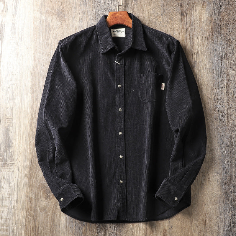 Lewis – Retro Corduroy Casual Shirt