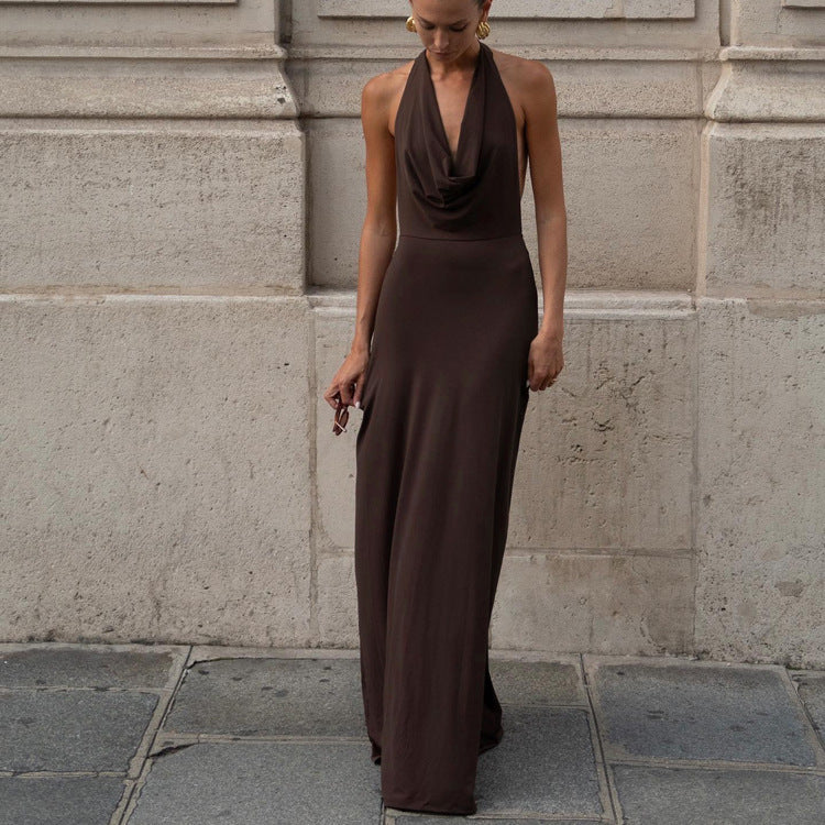 Miranda – Halter Backless Party Dress
