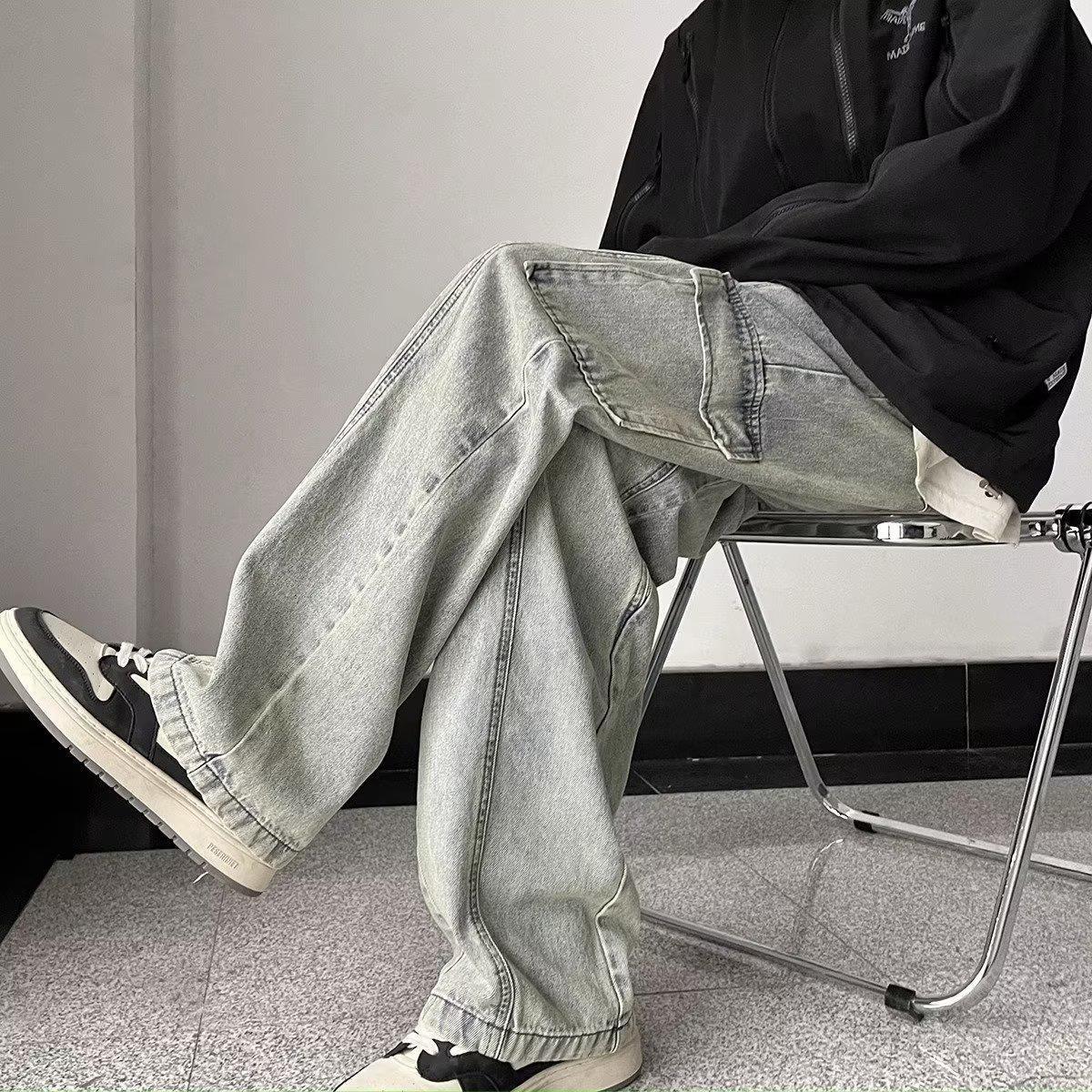 Ronald – Men's Loose Straight Denim Pants