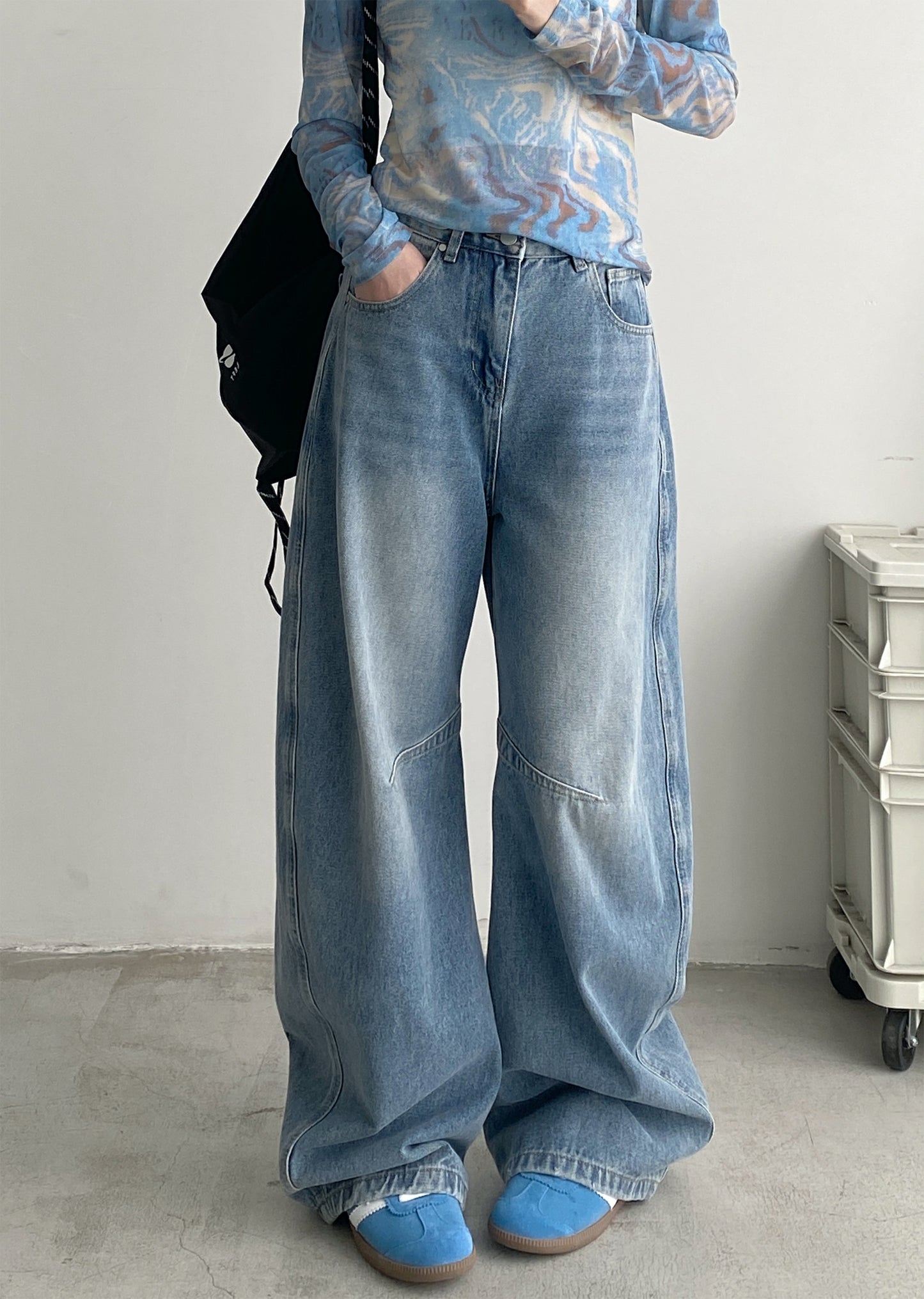 Holly – Retro Wide-Leg Jeans