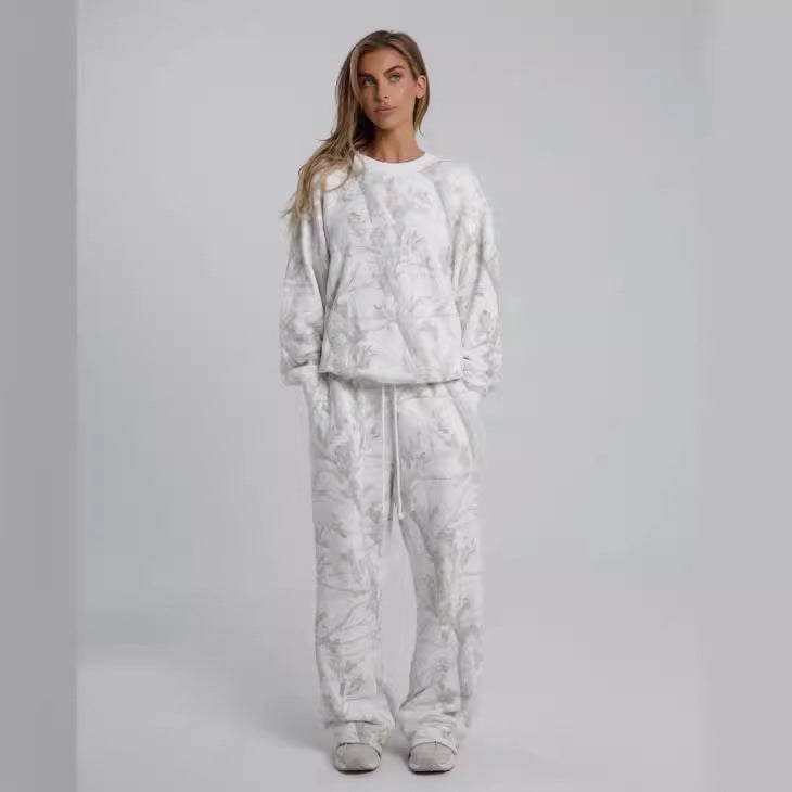 Holly – Camouflage Hoodie Sweatshirt Set