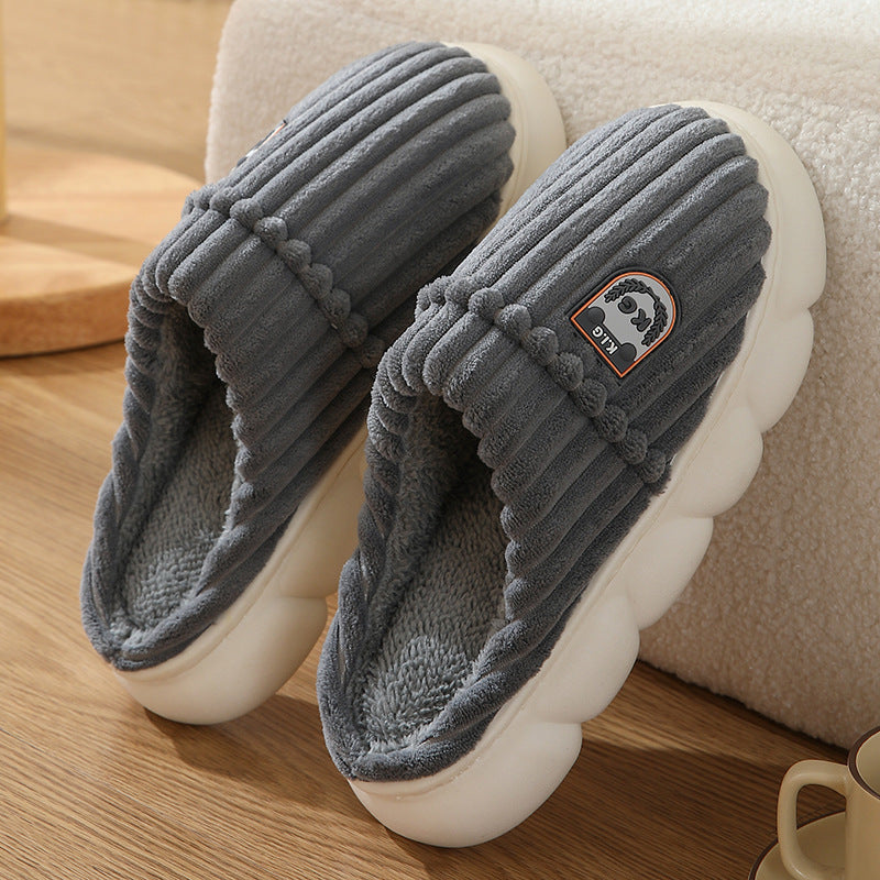 Rachael – Cozy Corduroy Vegan Slippers
