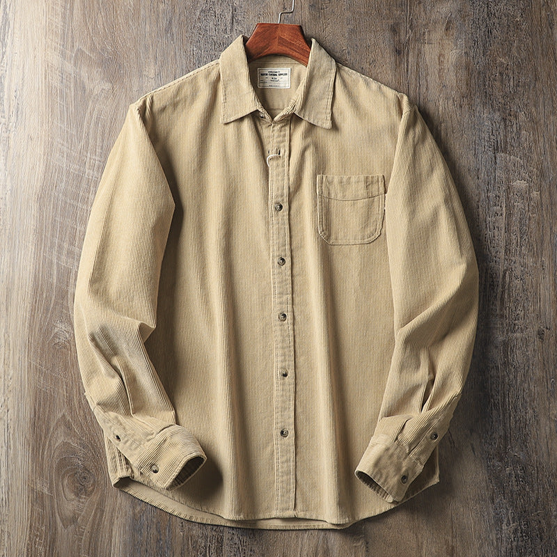 Lewis – Retro Corduroy Casual Shirt