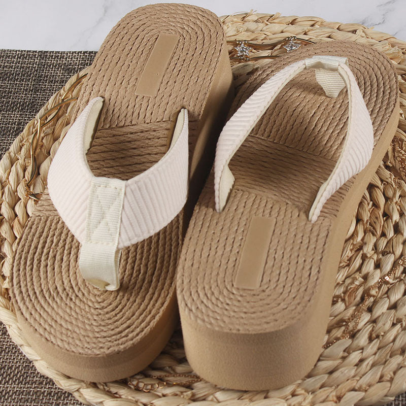 Elizabeth – Platform Vegan Summer Slippers