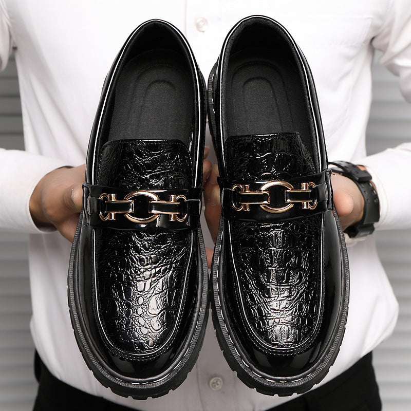 Tom – Glossy Casual Vegan Leather Shoes