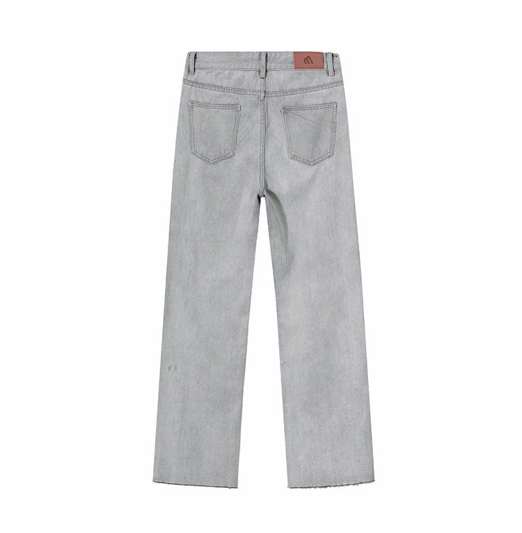 Justin – Loose Distressed Washed Jeans