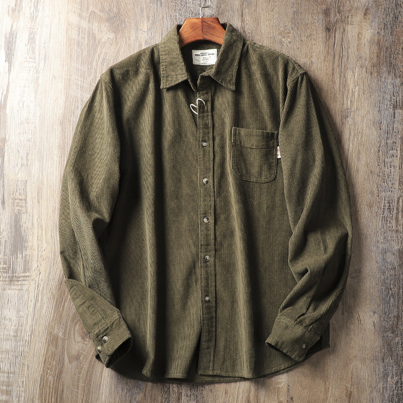 Lewis – Retro Corduroy Casual Shirt