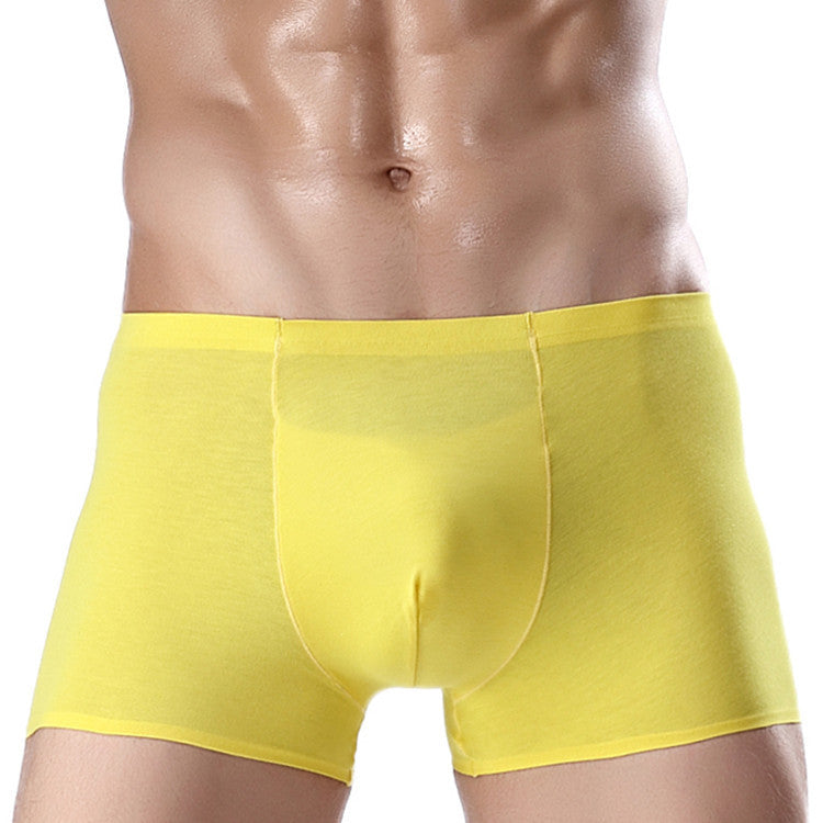 Anthony – Men's Seamless Ice Silk Boxers