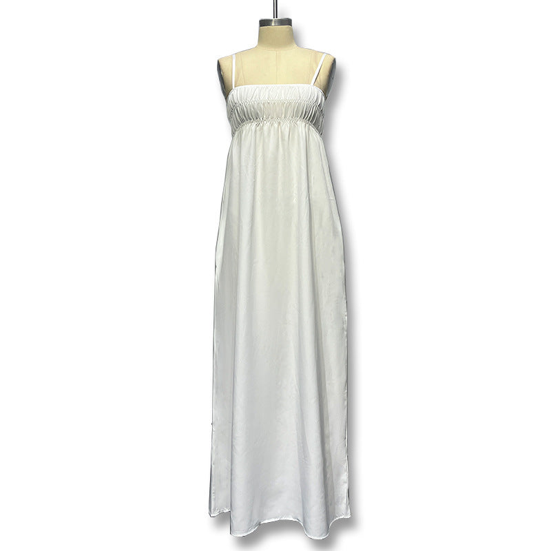 Marion – Casual Sleeveless Smocked Dress