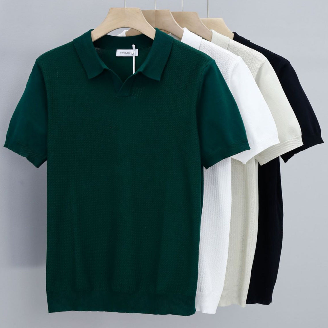 Rory – Summer Knitted Polo Shirt