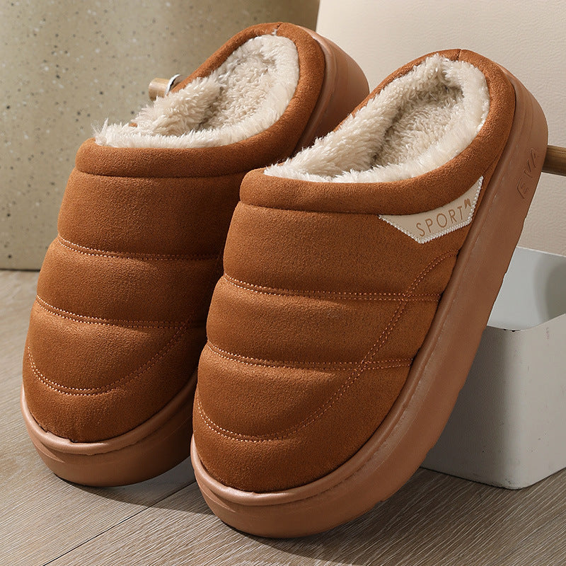 Barbara – Cozy Vegan Suede Indoor Slippers