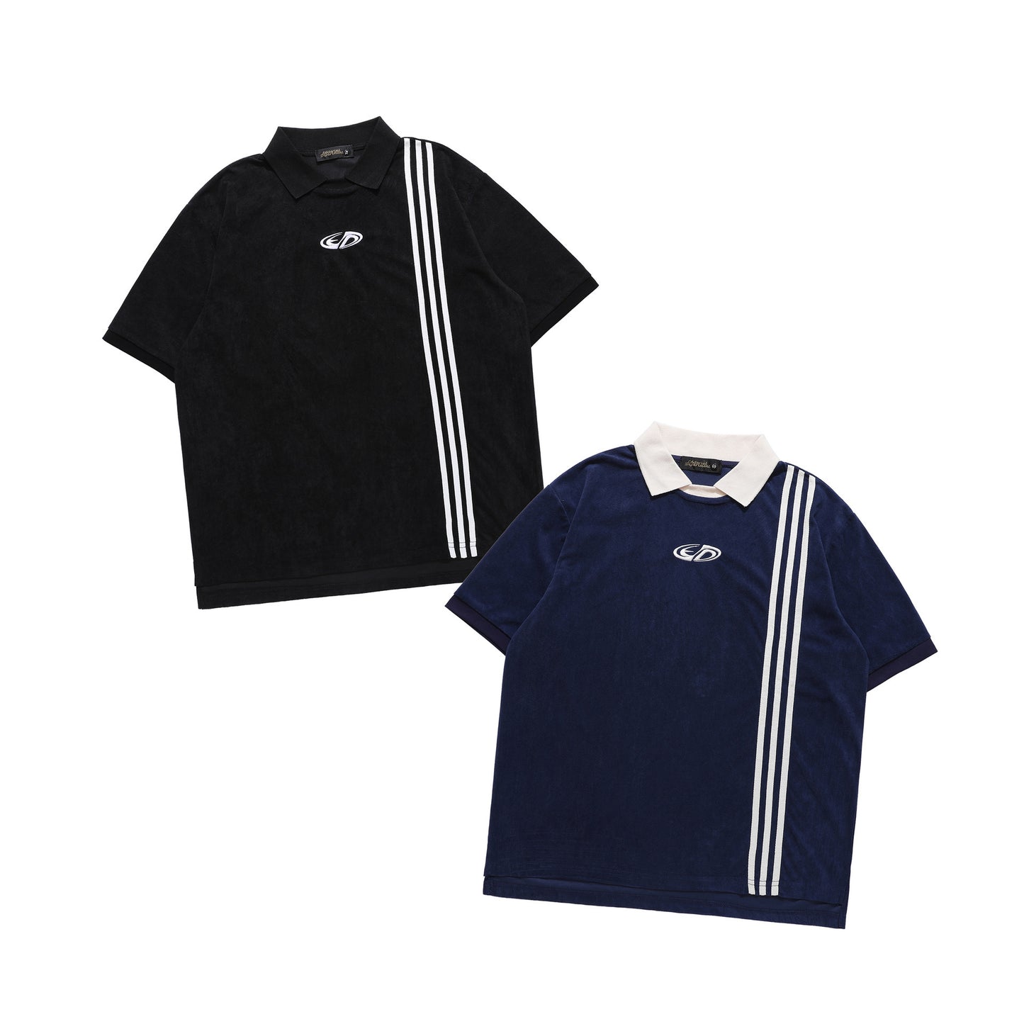 James – Striped Loose Polo Shirt