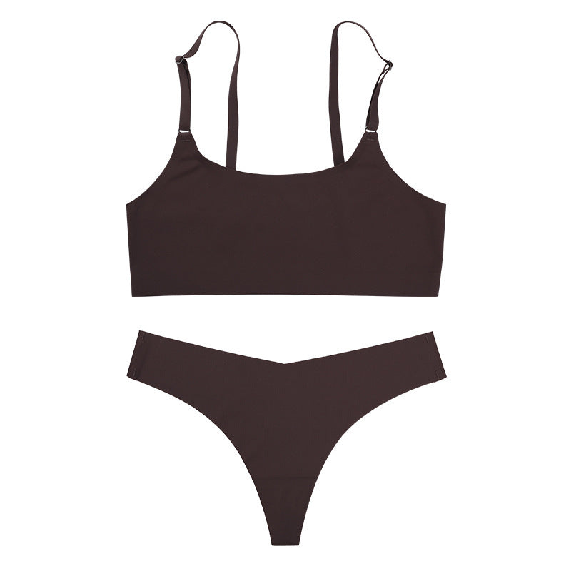 Grace – Seamless Ice Silk Lingerie Set