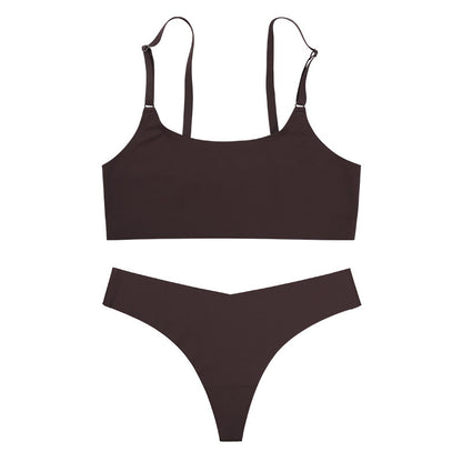Grace – Seamless Ice Silk Lingerie Set