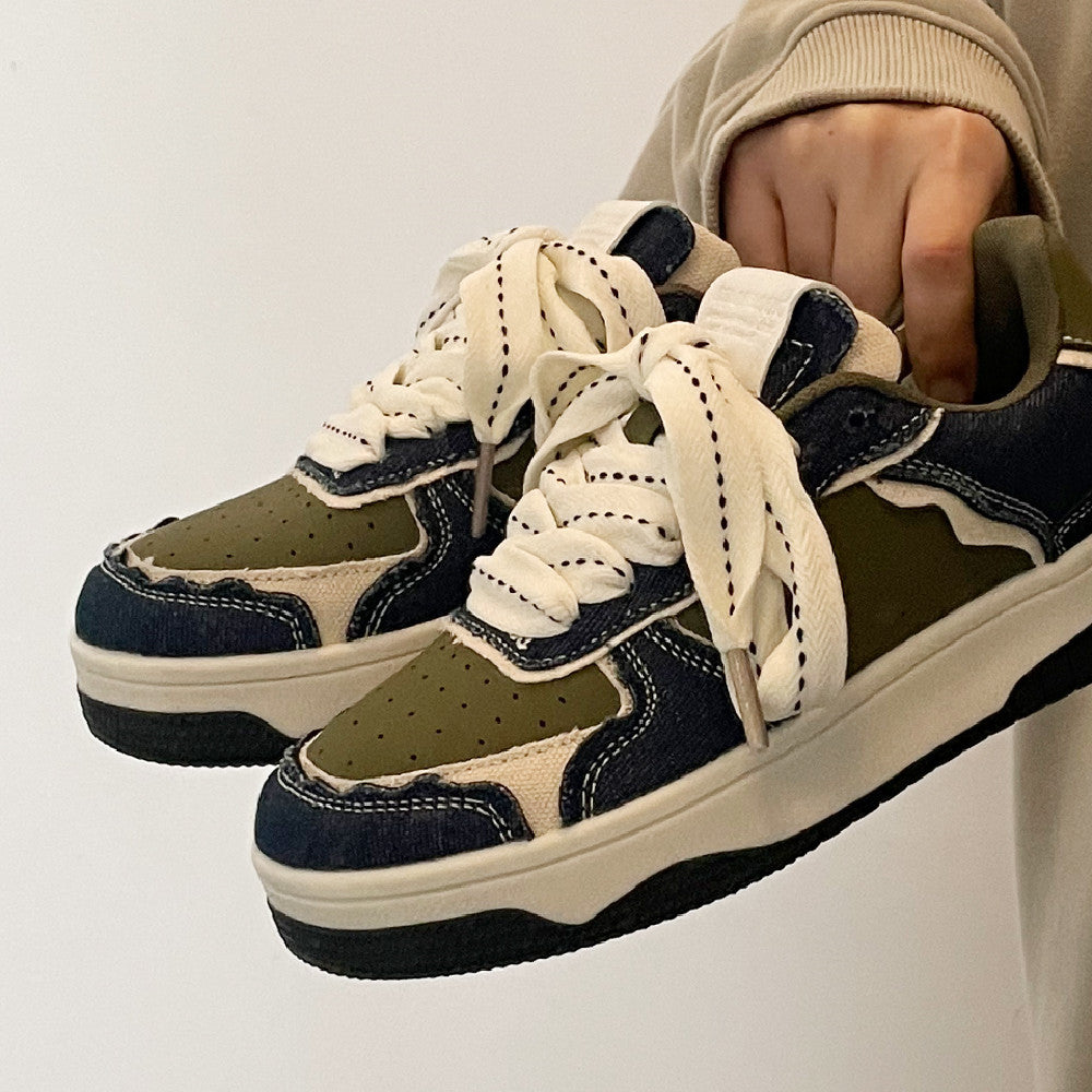 Matthew – Men's Casual Denim Blue Sneakers