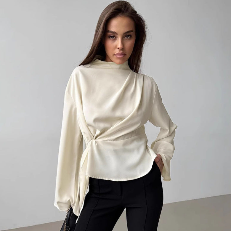 Samantha – Chiffon Bell Sleeve Shirt