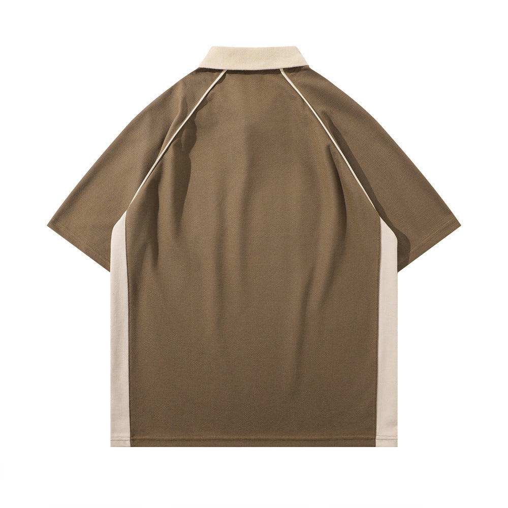 Louis – Spider Letter Print Short-sleeve Polo