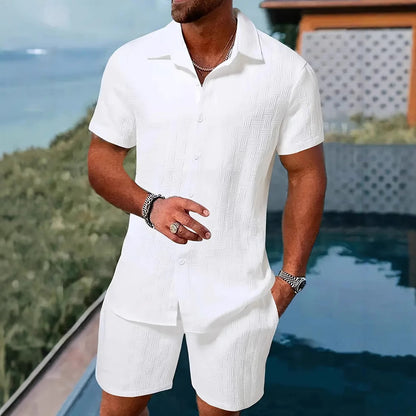Dan – Summer Jacquard Casual Suit