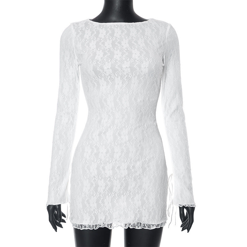 Women's Autumn And Winter New Lace Dress