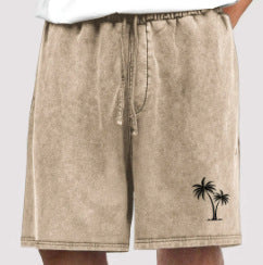 Ross – Men's Beach Shorts with Drawstring Elastic Waist