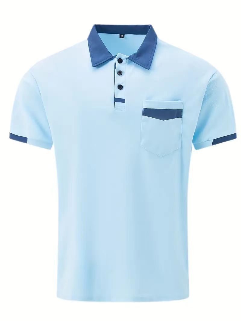 Mick – Men's Loose Fit Polo Shirt with Zipper Details