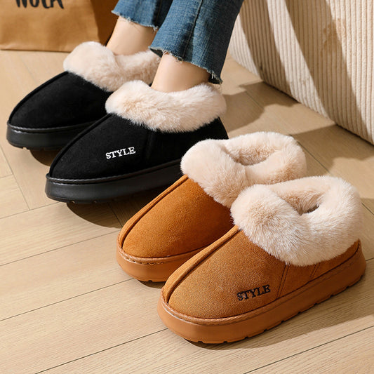 Shannon – Cozy Vegan Suede Snow Boots
