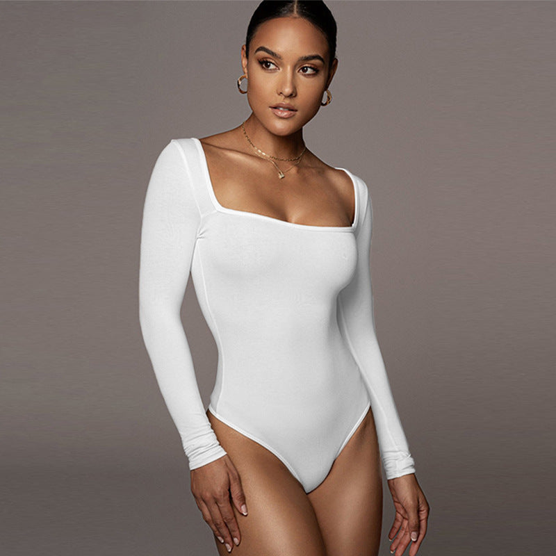 Robyn – Sexy Slim Fit Jumpsuit with Square Collar