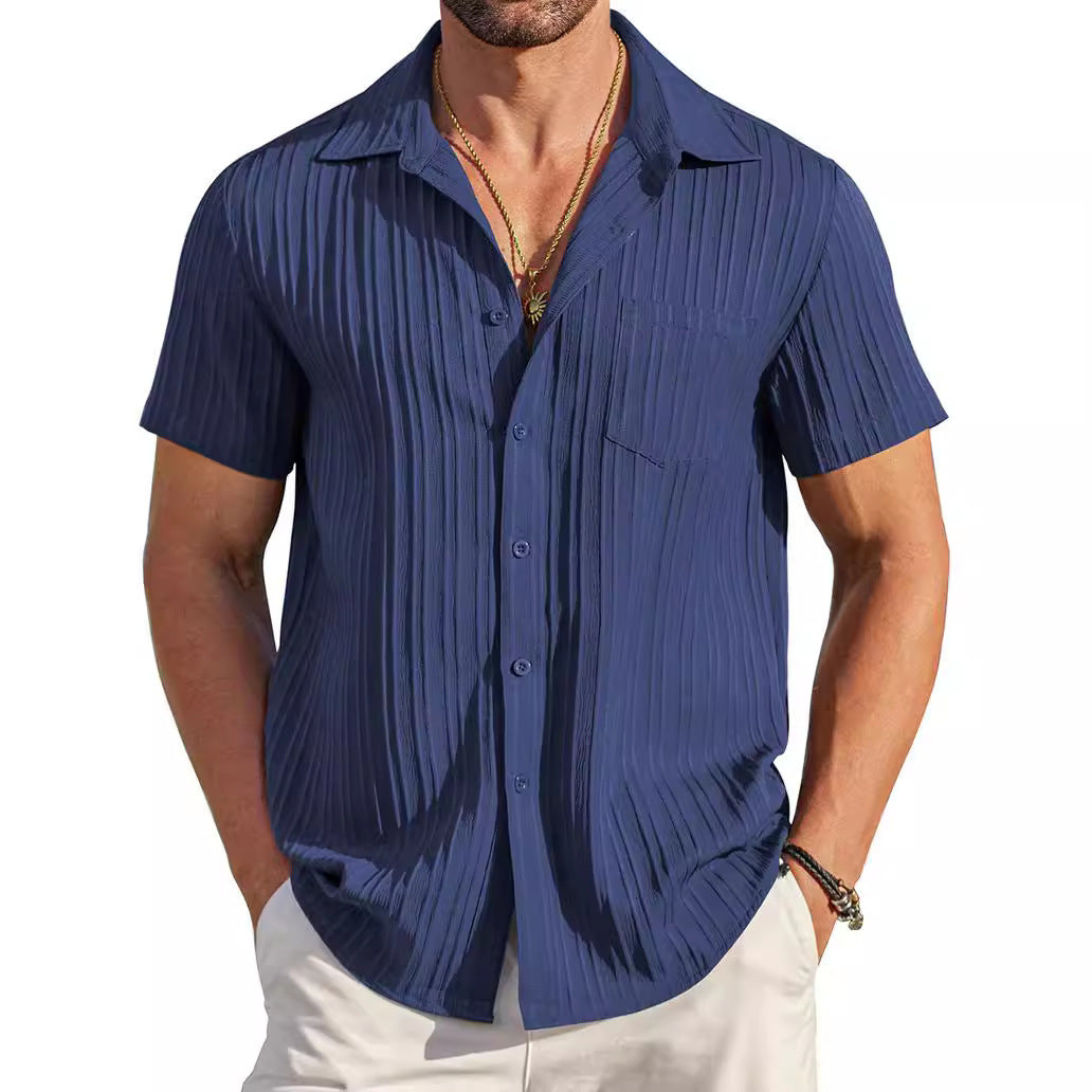 Neil – Polo Collar Short Sleeve Shirt
