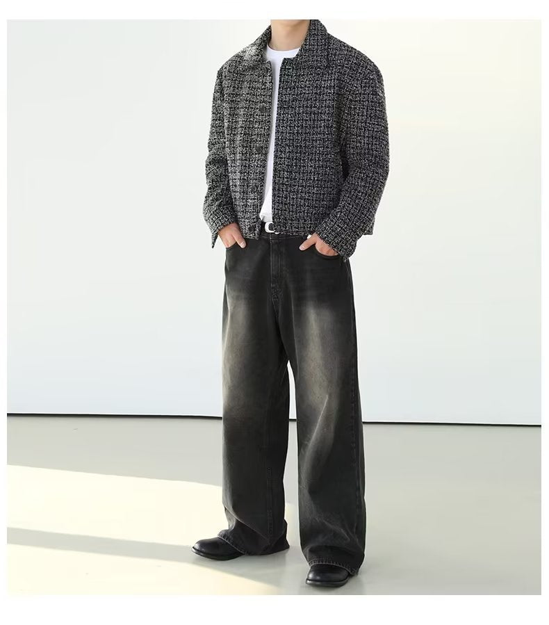 Marcus – Men's Retro Washed Straight Jeans