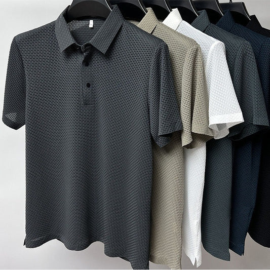 Harvey – Men's Mesh Ice Silk Polo Shirt