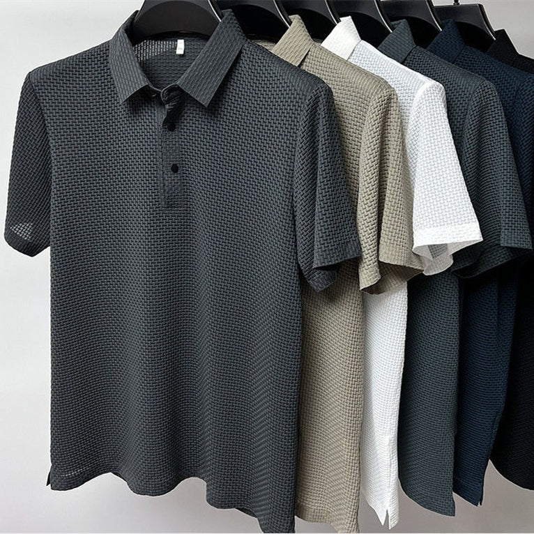 Harvey – Men's Mesh Ice Silk Polo Shirt