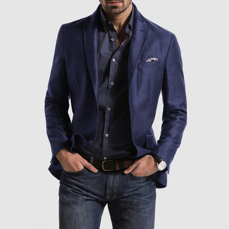 Colin – Casual Printed Double Button Suit