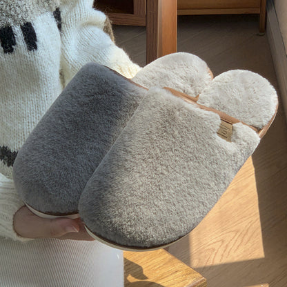 Kathryn – Cozy Vegan Leather Home Slippers