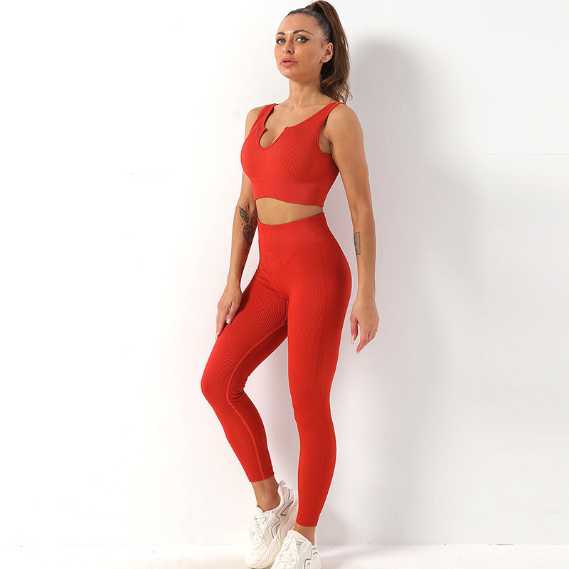 Wendy – Women's Yoga Sportswear Set with Bra and Hip Lift Trousers