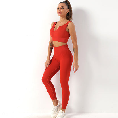 Wendy – Women's Yoga Sportswear Set with Bra and Hip Lift Trousers