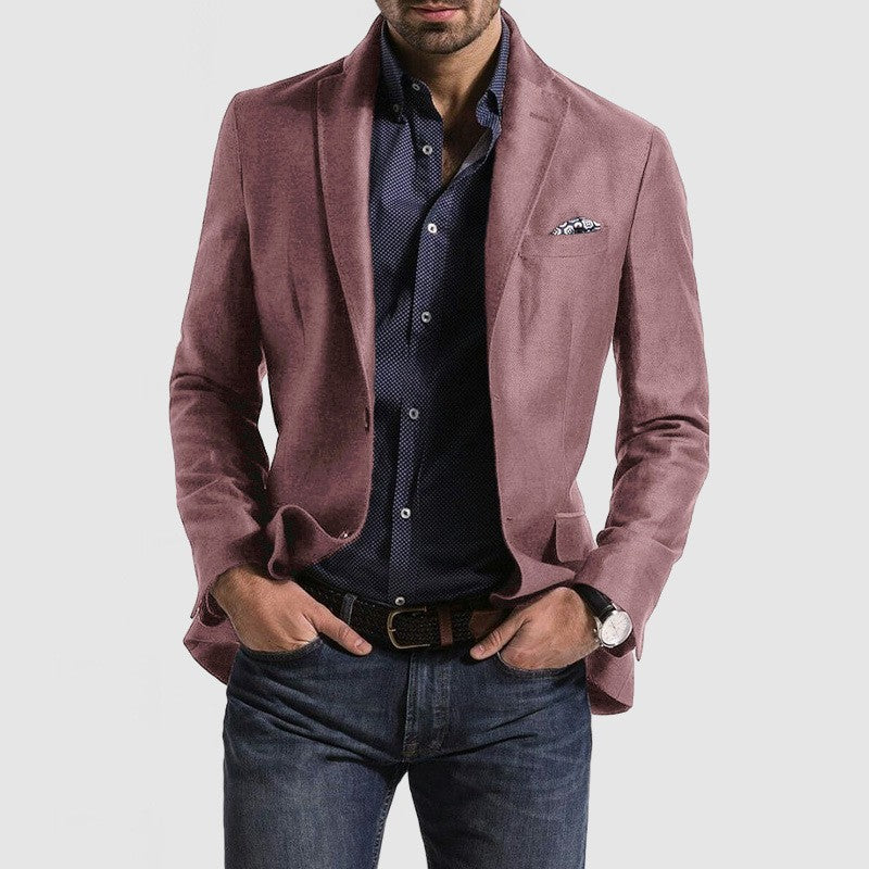 Colin – Casual Printed Double Button Suit