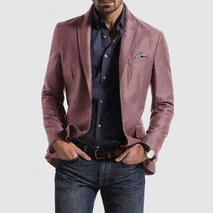 Colin – Casual Printed Double Button Suit
