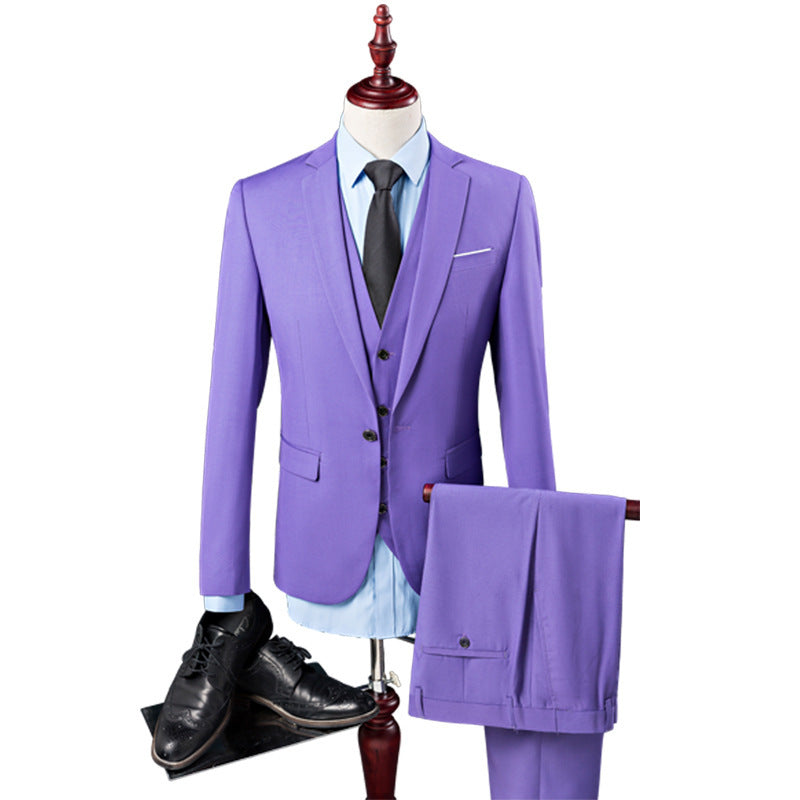 Phil – Men's Slim Suit with Retro Casual Style