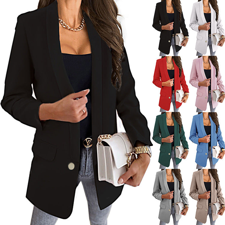 Nick – Solid Color Slim Fit Blazer